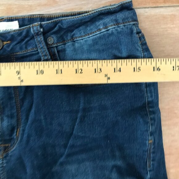 Hudson Jeans Women Size 20 Blue Denim Mid Rise Stretch Dark Wash Knit Shaping - Picture 10 of 10